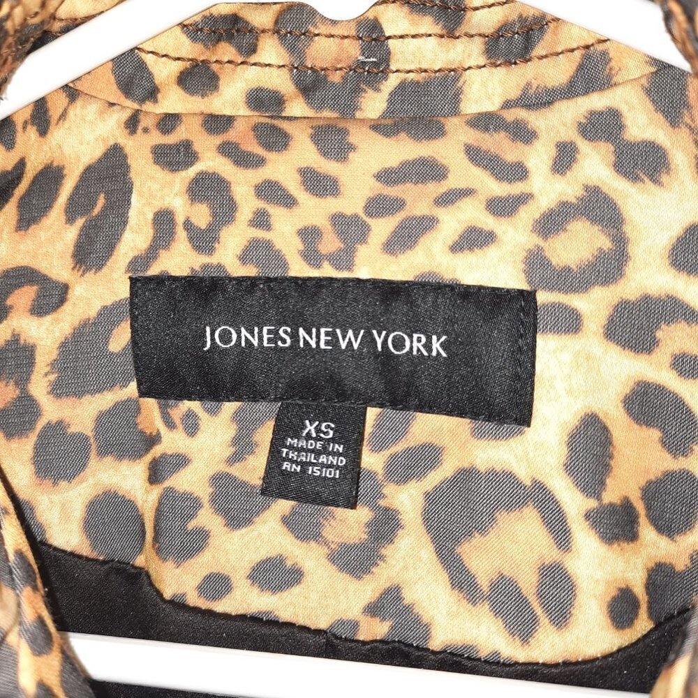 Jones New York Women's Jacket/ Coat  |Animal Print Long Sleeve. - Picture 4 of 7